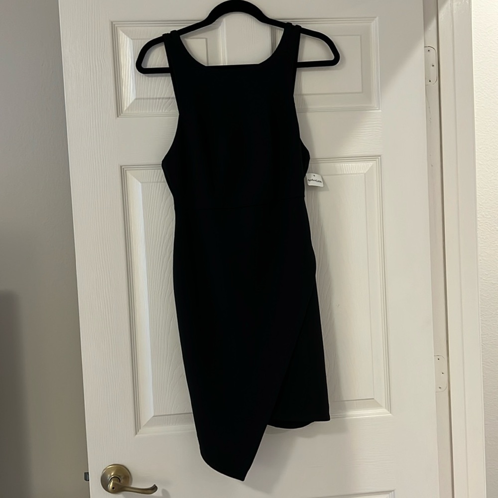 Black Asymmetrical Dress